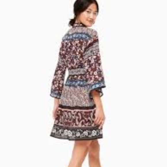 Kate Spade patchwork roseta dress - Picture 3 of 9